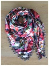 0024 sjaal fleurig multicolor